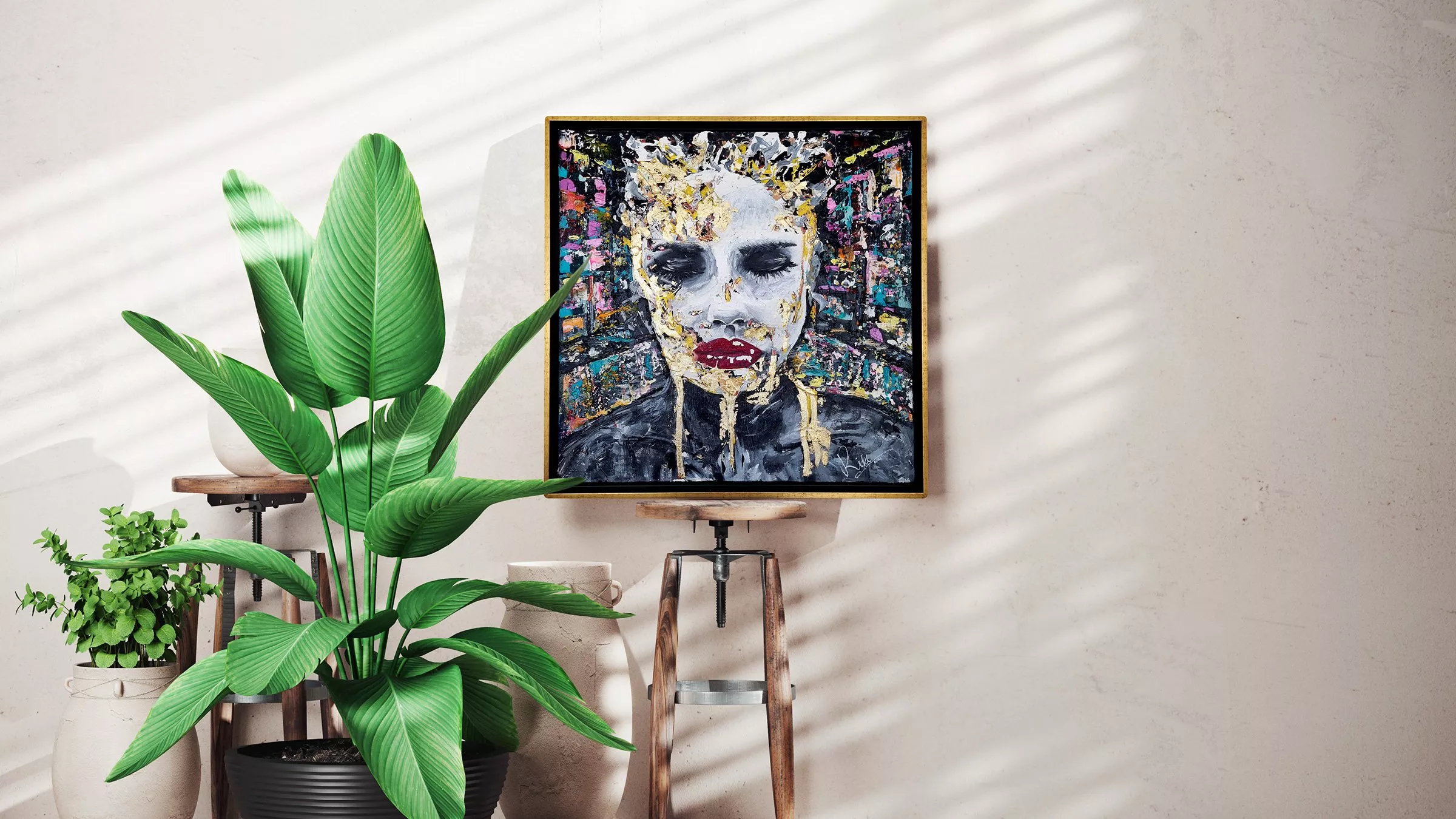 City Queen Kunst von Rike WolkeSieben Modern Art