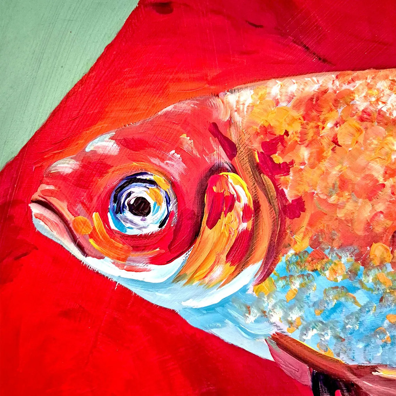 Ausschnitt Goldfisch