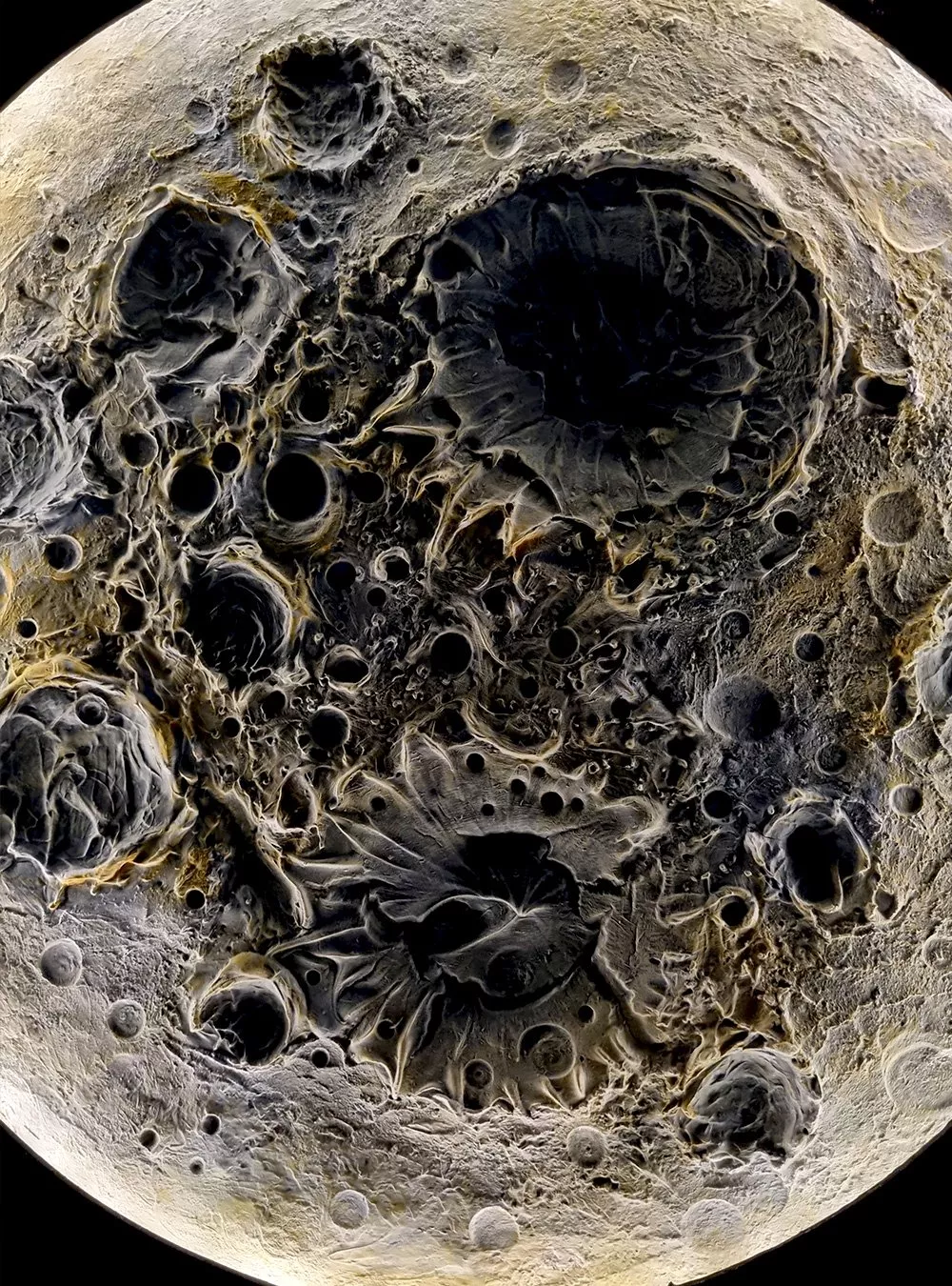 Mond Lichinstallation von Rike WolkeSieben