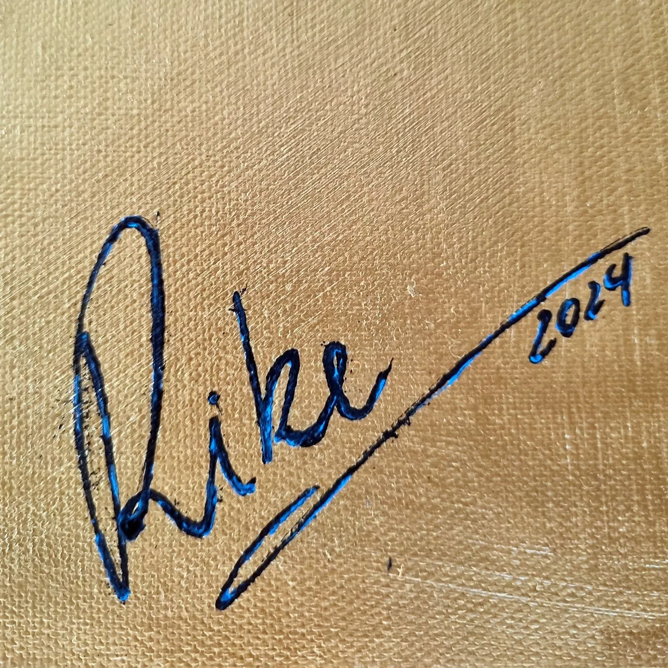 Signet auf Kunstwerk von Rike WolkeSieben