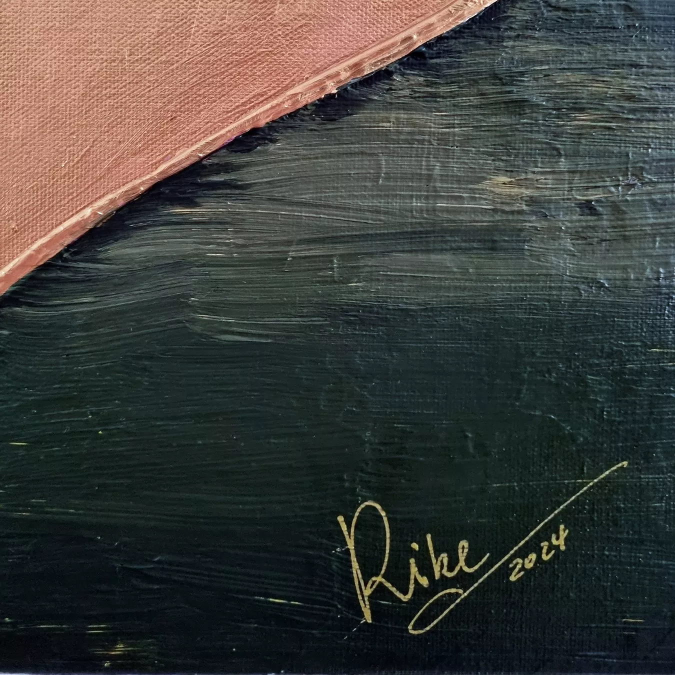 Acryl auf Leinwand von Rike WolkeSieben Signet