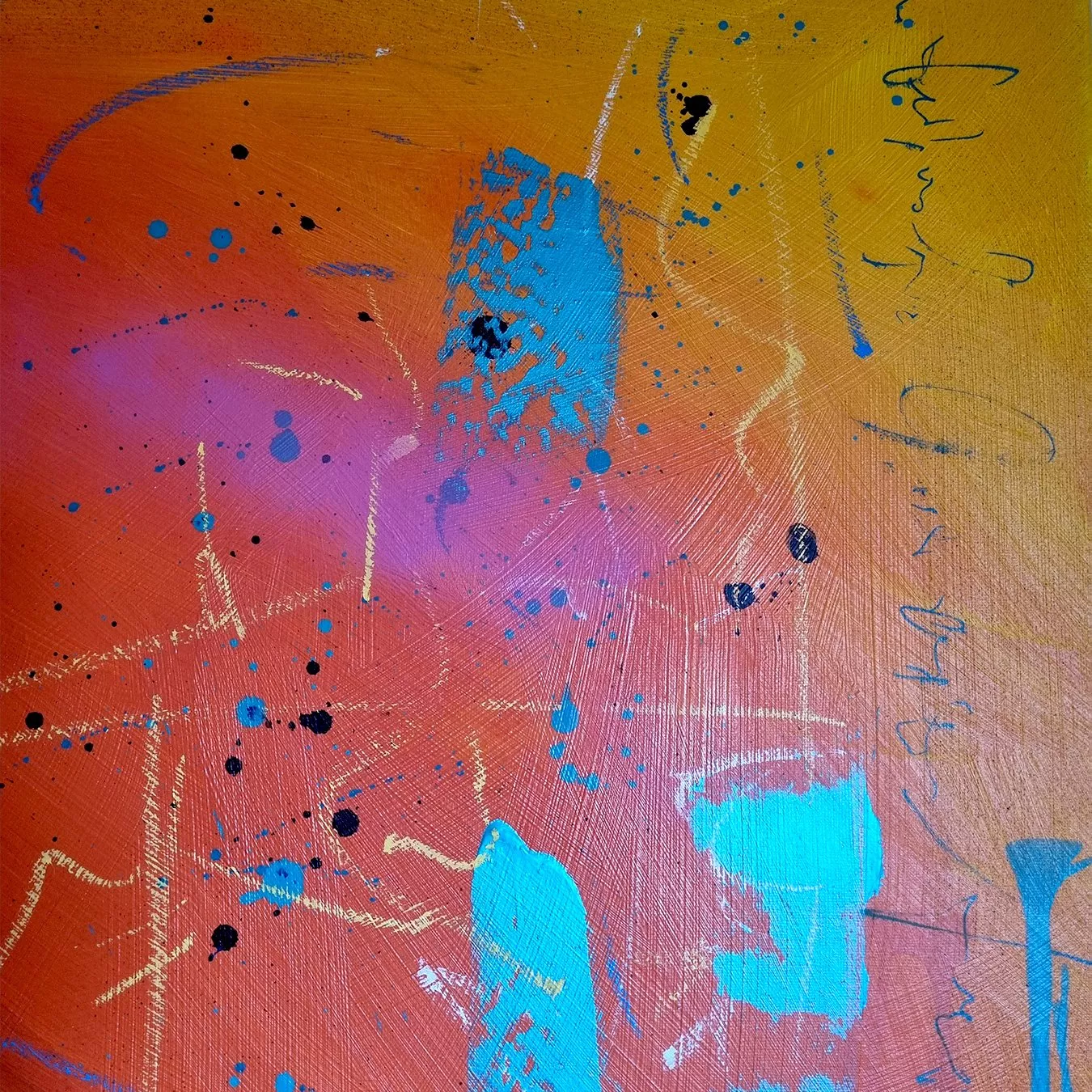 Selfie Detailausschnitt Hintergrundgestaltung