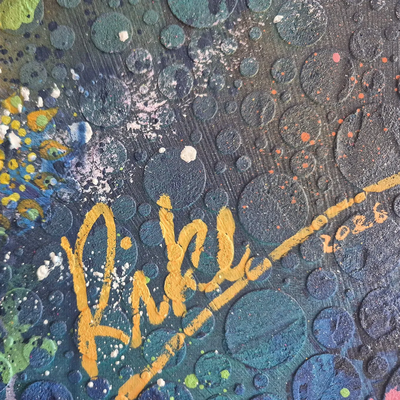 Sonnenwild Acryl auf Leinwand