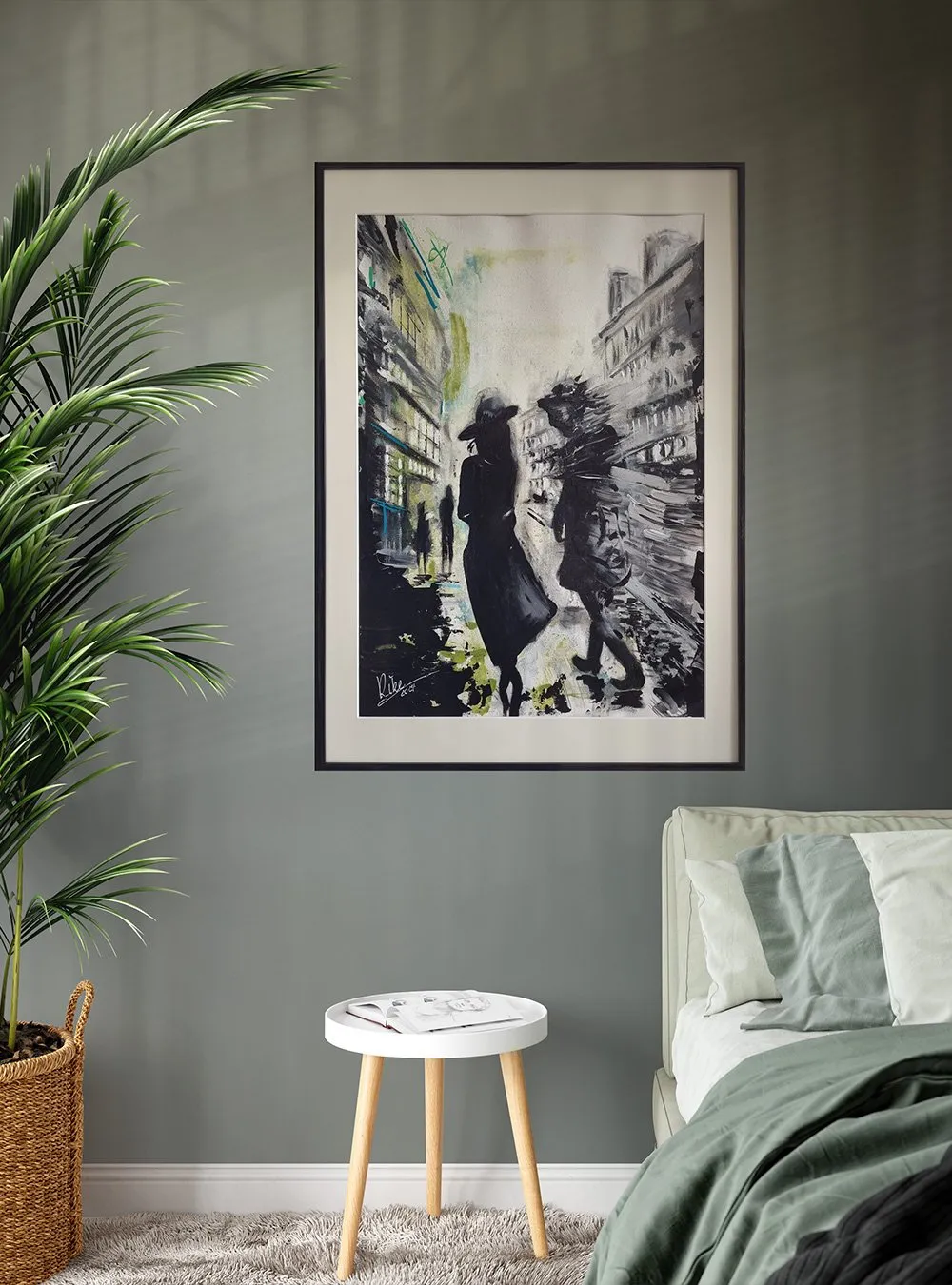 Kunstwerk auf Malkarton von Rike