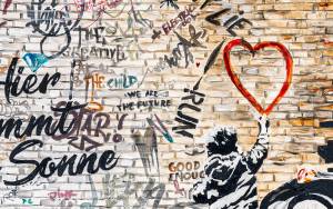 Streetart von Rike WolkeSieben Stencil