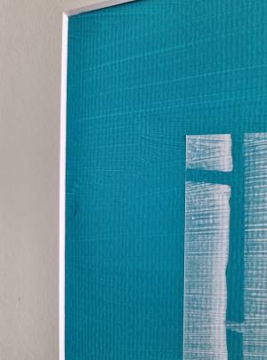Detail Kunstwerk Zitat Jane Austin Acryl auf Malkarton Rike WolkeSieben