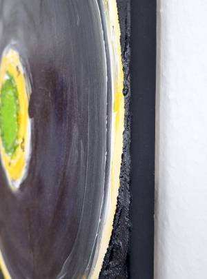 Detail Kunstwerk Acryl auf Leinwand Rike WolkeSieben